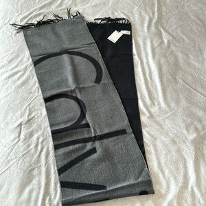 NWT Calvin Klein black & grey scarf